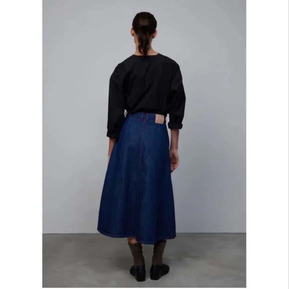 B Sides Simone skirt in Rinse Indigo - Picture 8 of 11